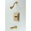 Kingston Brass KB86570DL Single-Handle Tub and Shower Faucet, Brushed Brass KB86570DL